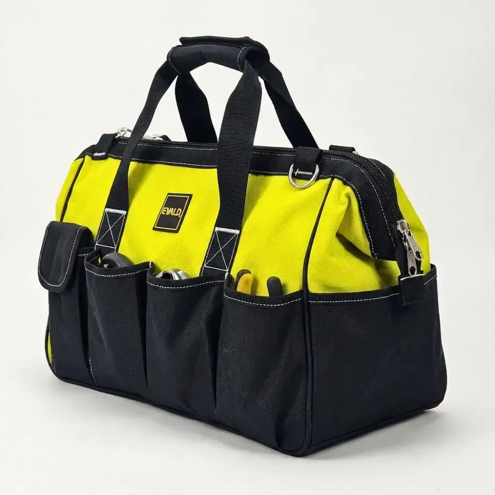 Bolsa organizadora para ferramentas 16 POL 15 bolsos em lona reforçada Evald — fotografia 3