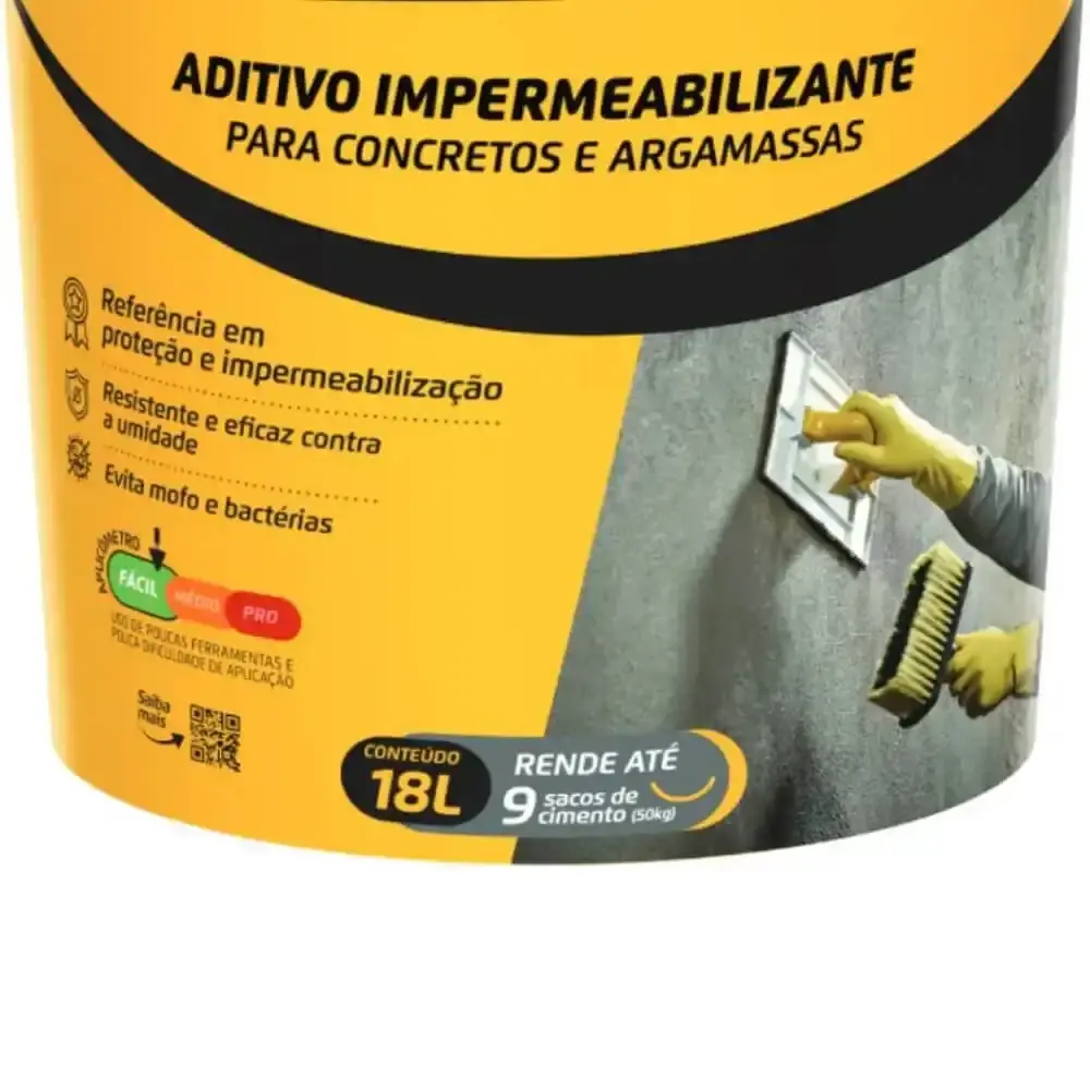 Aditivo impermeabilizante para argamassas vedacit 18 litros 112484 otto — fotografia 3