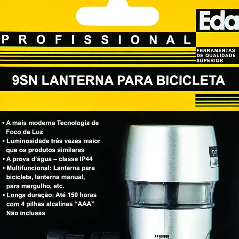 Lanterna frontal led para bicicleta 9SN Eda — fotografia 3