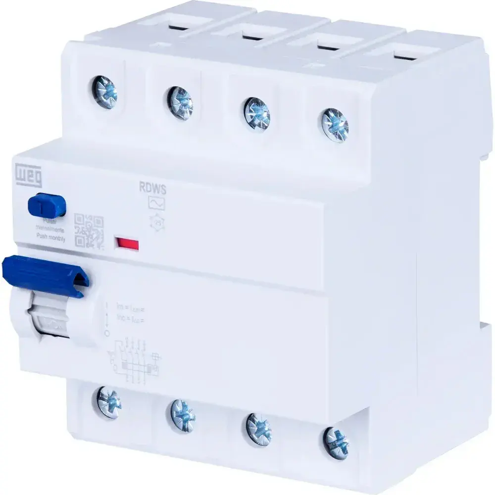 Interruptor dr rdw 63A 4 polos 30MA WEG — fotografia 5