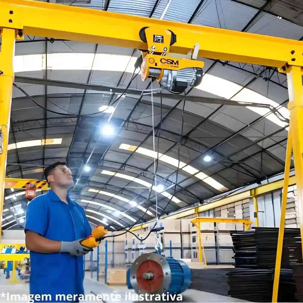 Guincho elétrico 100 a 200 KG monofásico TEC GT CSM 220 V — fotografia 6