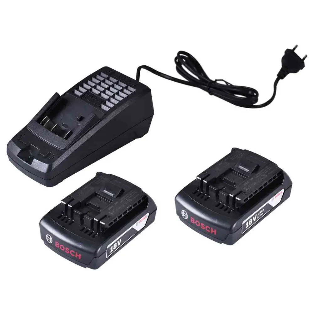 Conjunto chave de impacto GDX180L + parafusadeira/furadeira GSB180LI Bosch — fotografia 6