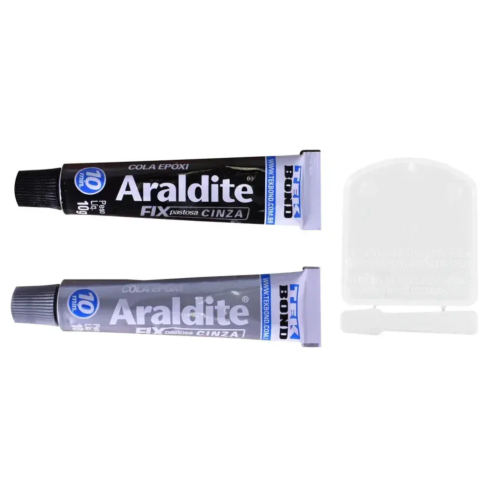 Adesivo Araldite fix cinza 20G tekbond — fotografia 7