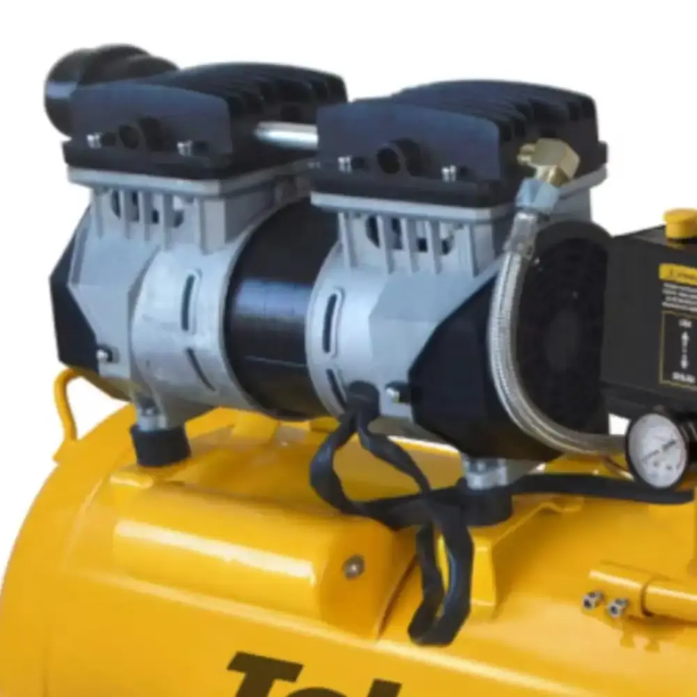 Compressor de Ar Silencioso Isento de óleo 6.4 Pés 50 Litros CSP7050/50L TEKNA 110V — fotografia 3