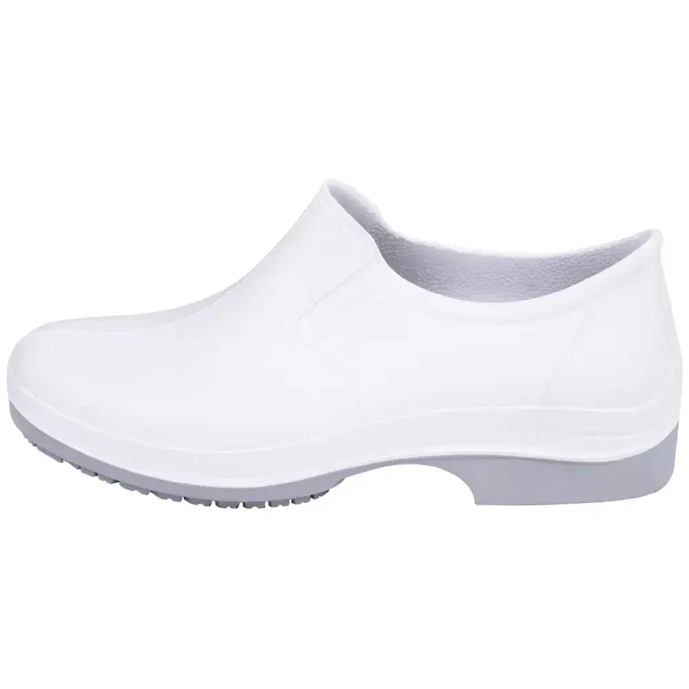 Sapato de segurança pu branco antiderrapante N°44 Worker — fotografia 8