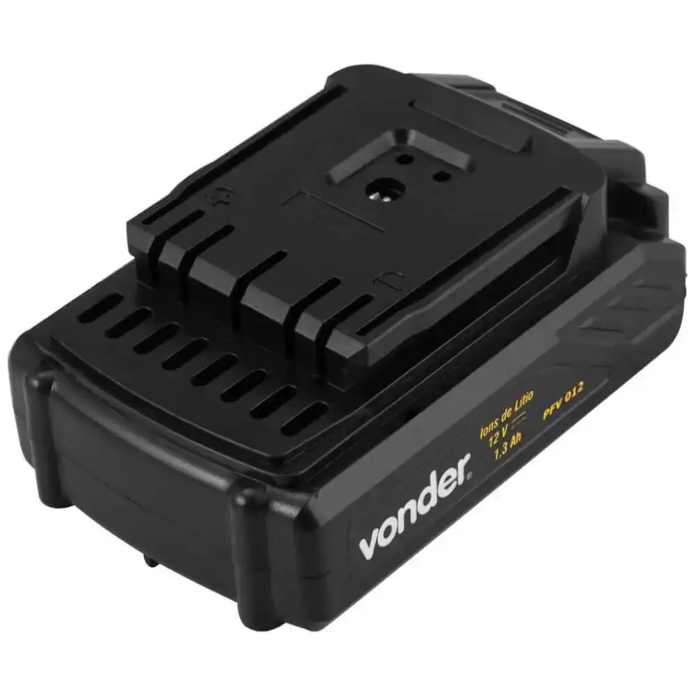 Bateria lítio 12V para parafusadeira furadeira PFV 012 Vonder — fotografia 6