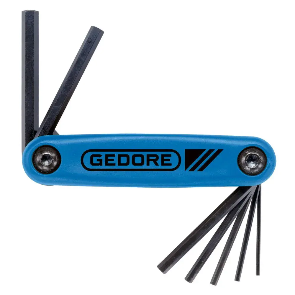 Jogo de chave hexagonal 2MM a 8MM 7 peç Gedore — fotografia de referência