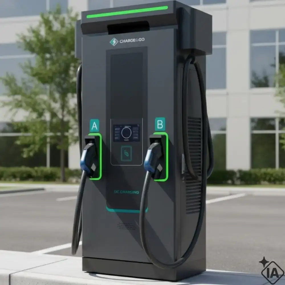 Carregador para veículos elétricos CG ultradock 60KW charge GO — fotografia 5
