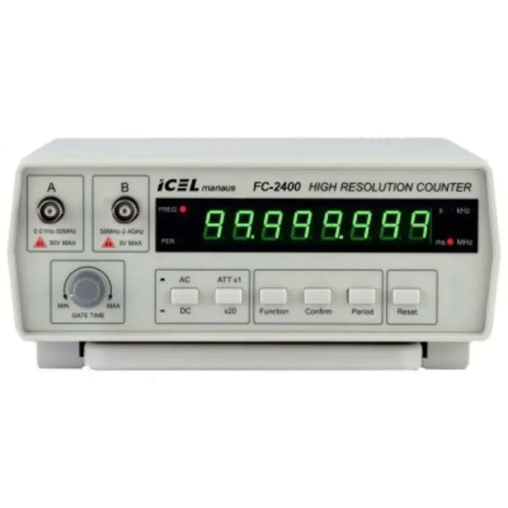 Frequencímetro digital FC-2400 8 dígitos Icel