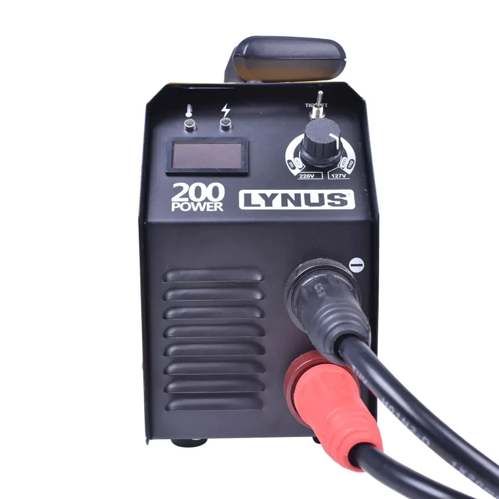Inversora de solda eletrodo LIS-200 power 5.8KVA 31,2A biv Lynus — fotografia 10