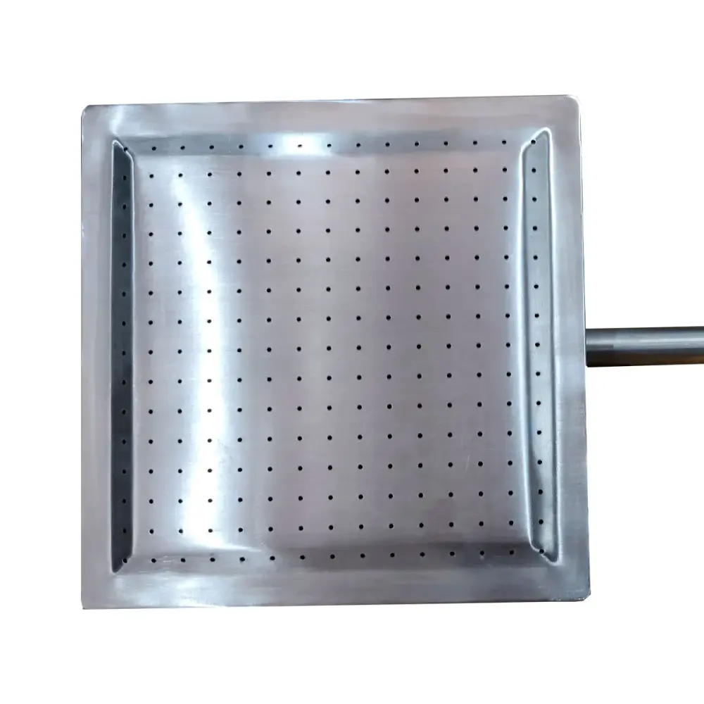 Ducha inox quadrada 25X25 CM Evald — fotografia 5