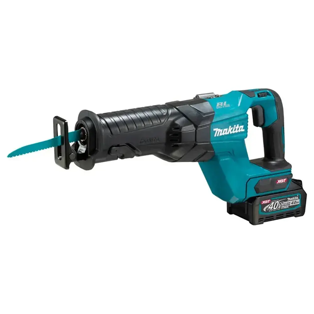 Serra sabre xgt bateria carregador 220V Makita — fotografia 6