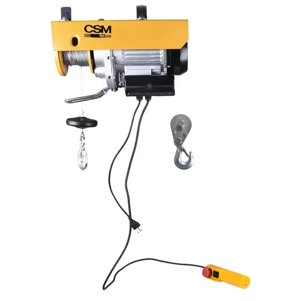 Guincho elétrico de cabo de aço TEC300/600KG 1,35CV 220V CSM — fotografia 6