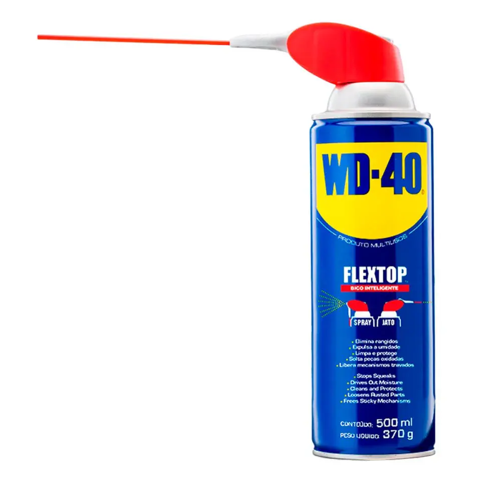 Lubrificante flextop com bico articulável 500ML Wd-40 — fotografia 2