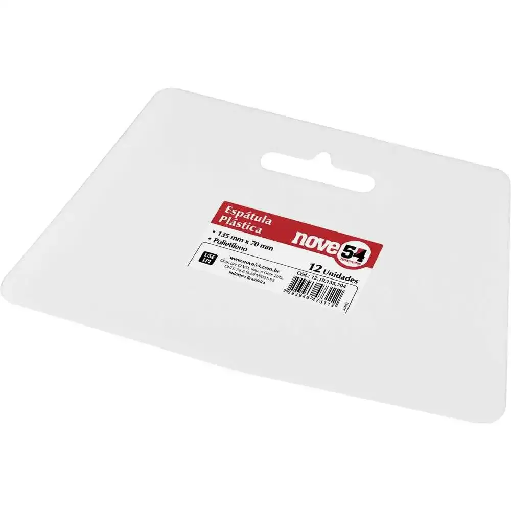 Espatula plastica 120X70MM p/ massa