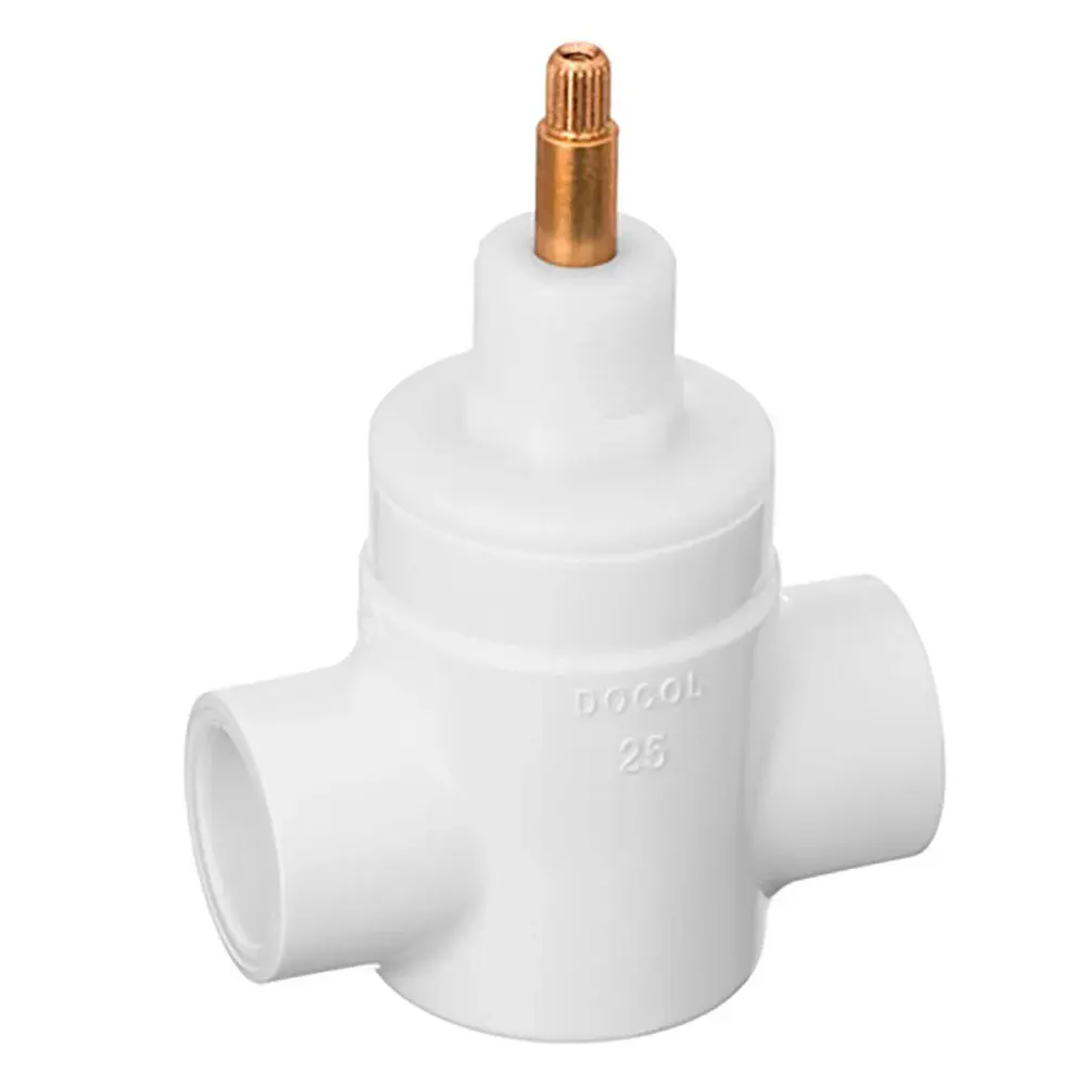 Registro de gaveta base tec pvc 25MM Docol