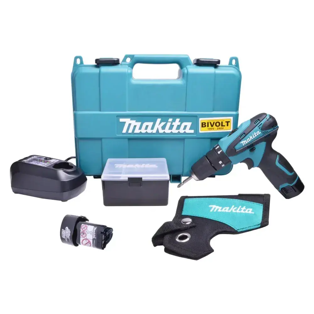 Parafusadeira furadeira impacto 3/8 12V HP330DWE biv Makita — fotografia 11