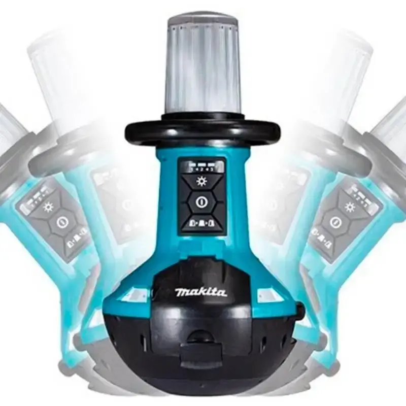 Lanterna Refletor Híbrida 5500 Lúmens para Área de Trabalho DML810 s/ Bateria MAKITA — fotografia 6