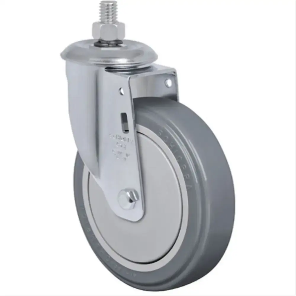 Rodízio 4 polegadas giratório com placa 412 BDN glex 412 BDN Schioppa
