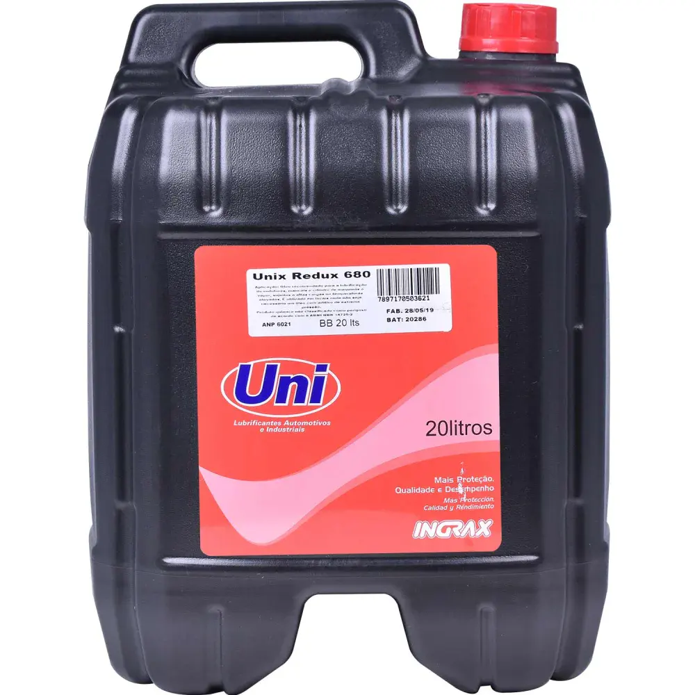 Óleo mineral unix redux 680 Ingrax – 20 litros
