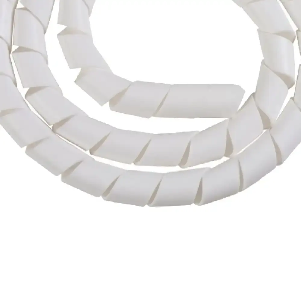 Tubo espiral organizador 1/2 POL branco 5 metros Tramontina — fotografia 3