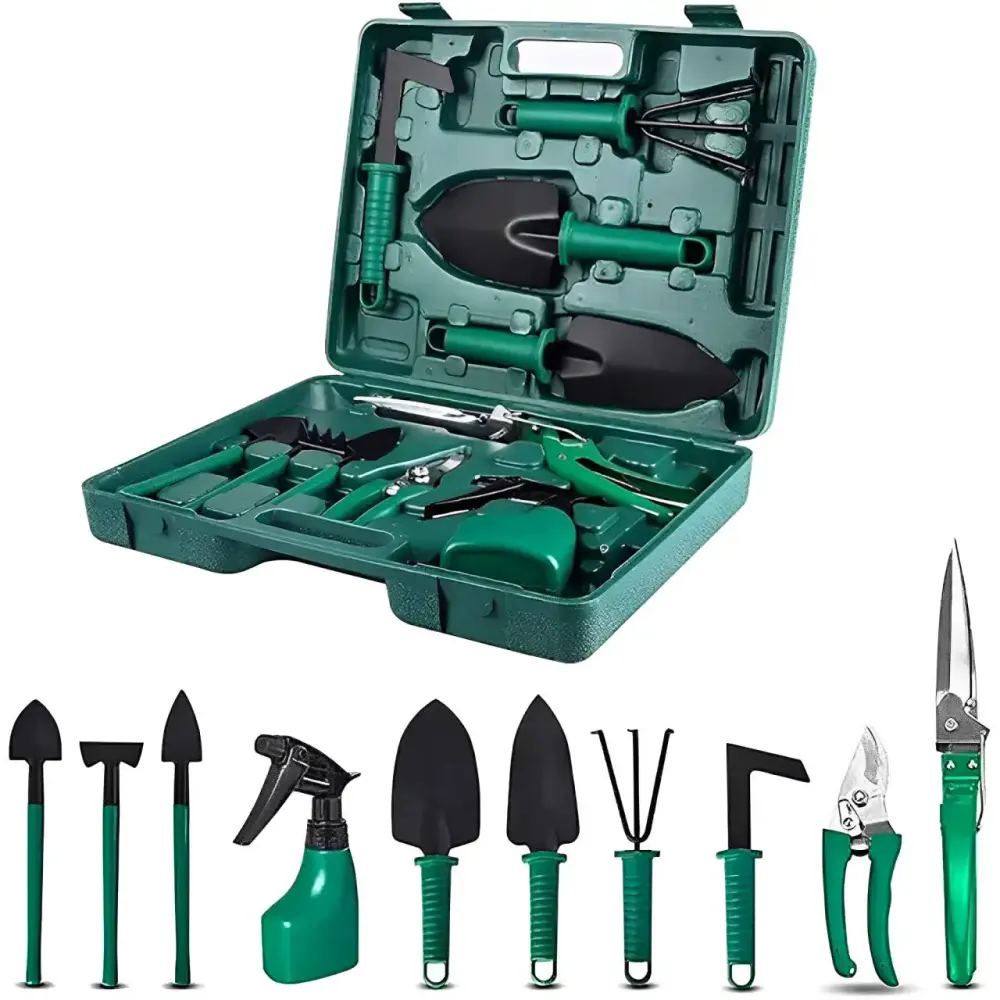 Maleta kit de ferramentas para jardim com 11 peças B766 black jack