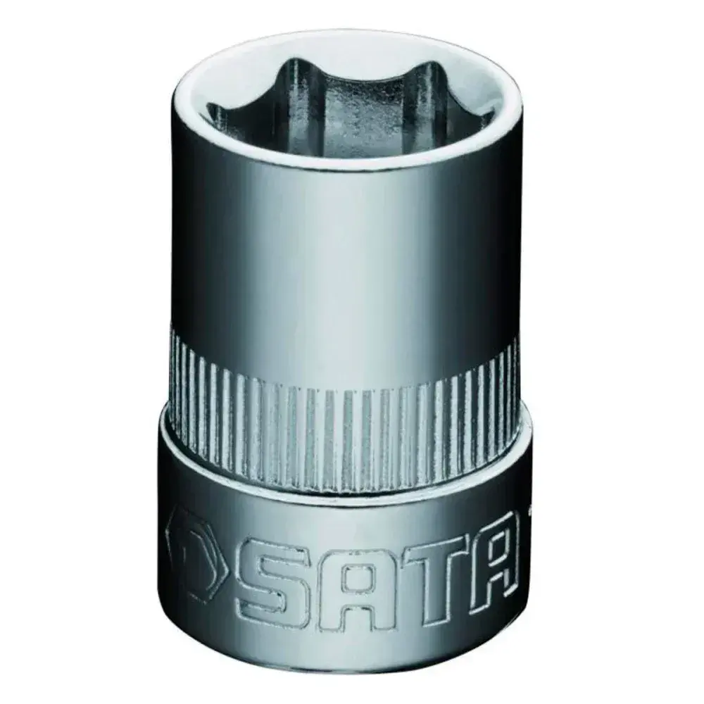 Soquete sextavado cromo com encaixe de 3/8" 20MM Sata — fotografia 2