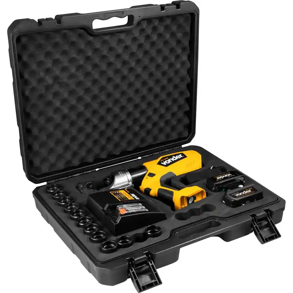 Alicate crimpador hidráulico a bateria 18V ACV-400B Vonder — fotografia 9
