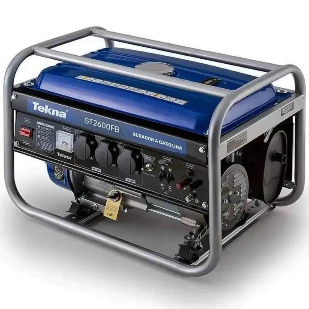 Gerador à gasolina 2.5 KVA 4 tempos bivolt GT2600FB Tekna — fotografia 2