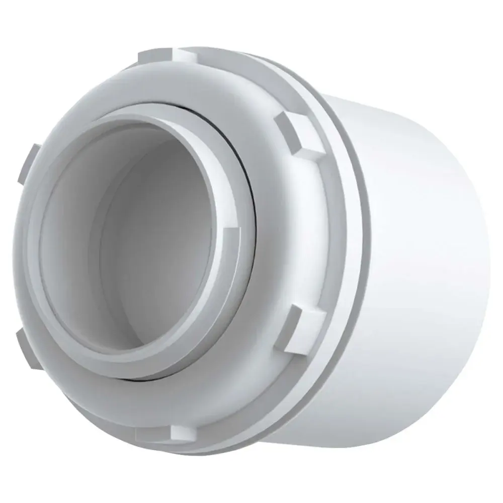 Conector box 1 reto pvc branco Inpol