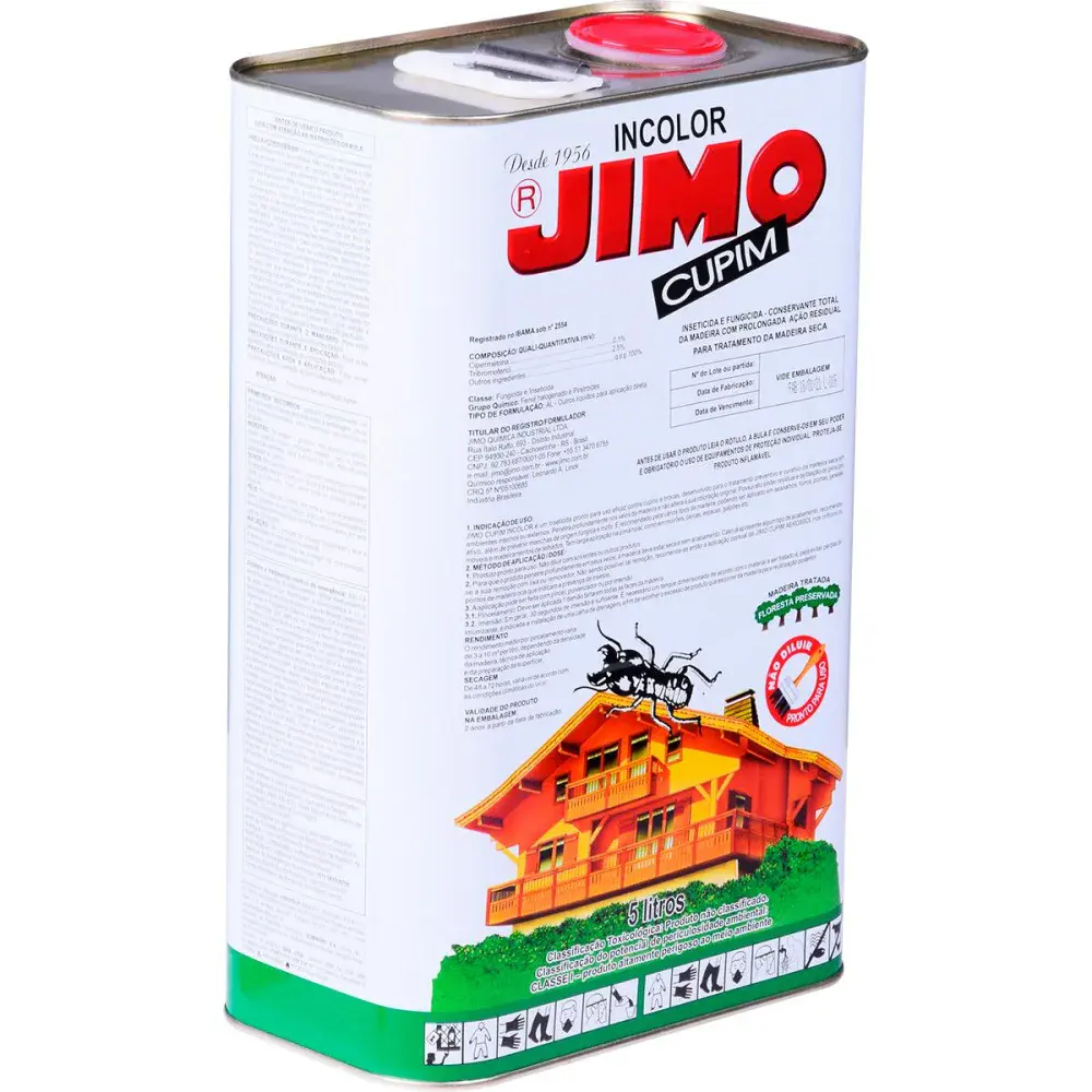 Jimo cupim inseticida incolor 5L jimo cupim Jimo Quimica — fotografia 4