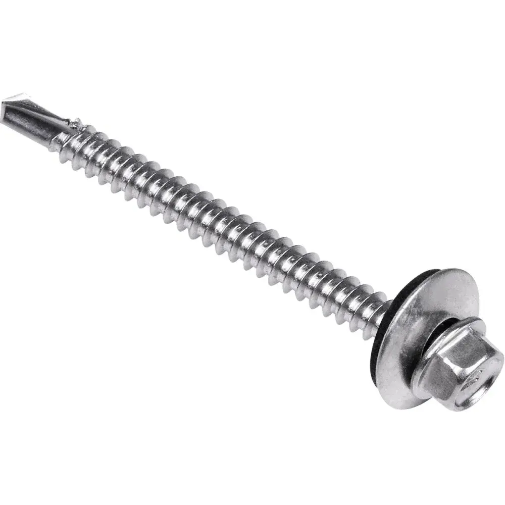 Parafuso ponta broca cs inox 5,5MM x 2.1/2 200 peç Worker — fotografia 4