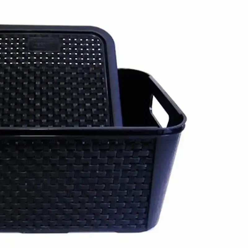 Caixa organizadora rattan 5.8 litros 2041 Plasnew — fotografia 4