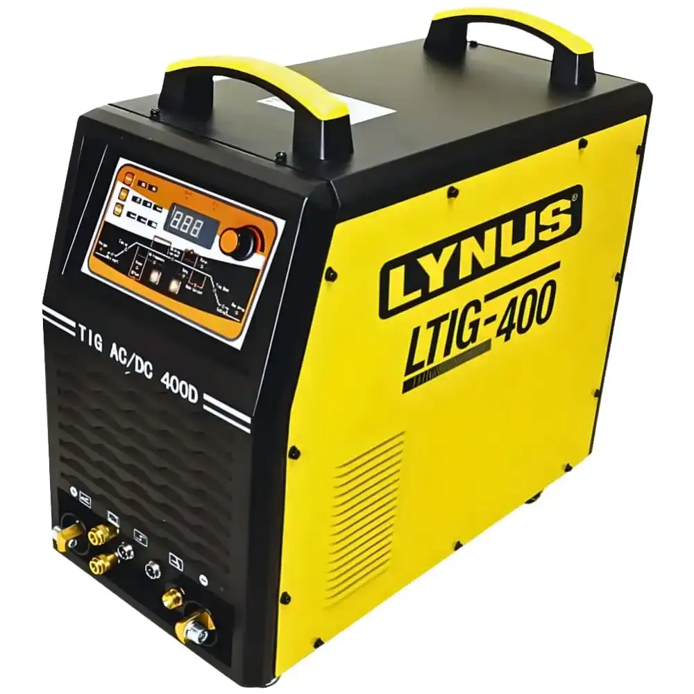 Máquina solda inversora TIG 440A alumínio ac/dc pulsada trifásico LTIG-400HP Lynus — fotografia de referência