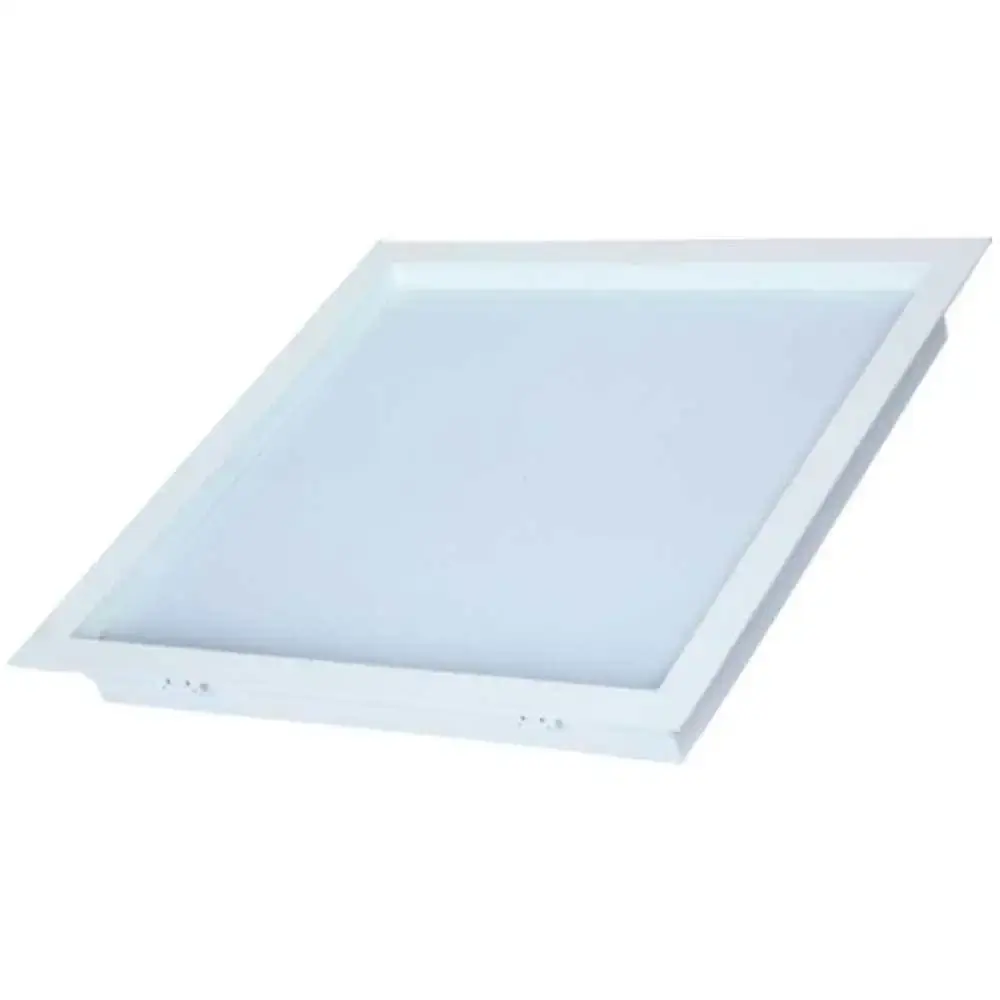 Kit 10 plafon led 6500K quadrado 24W painel embutir slim Avant — fotografia 2