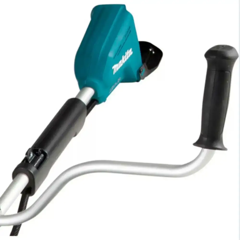 Roçadeira lateral 36V 2 baterias 5A carregador simples Makita — fotografia 3