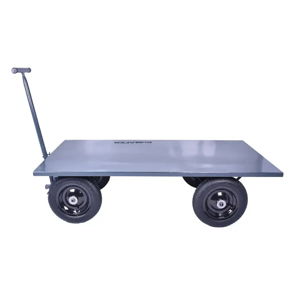 Carrinho plataforma 600KG aço metálico Bumafer – modelo básico — fotografia 9