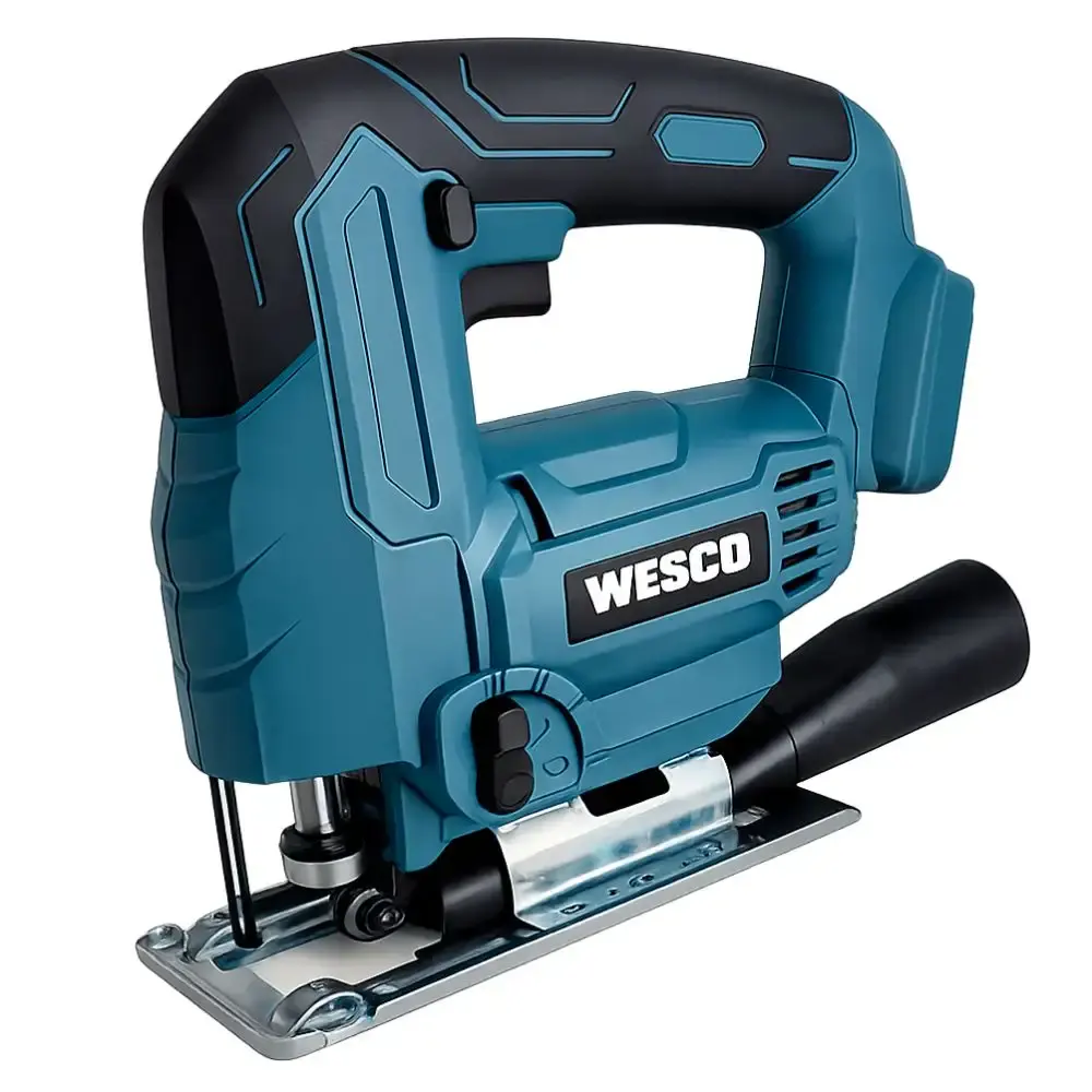 Serra Tico Tico 18V com Bateria e Carregador WESCO e Jogo de Serra 14 peças WESTERN — fotografia 6