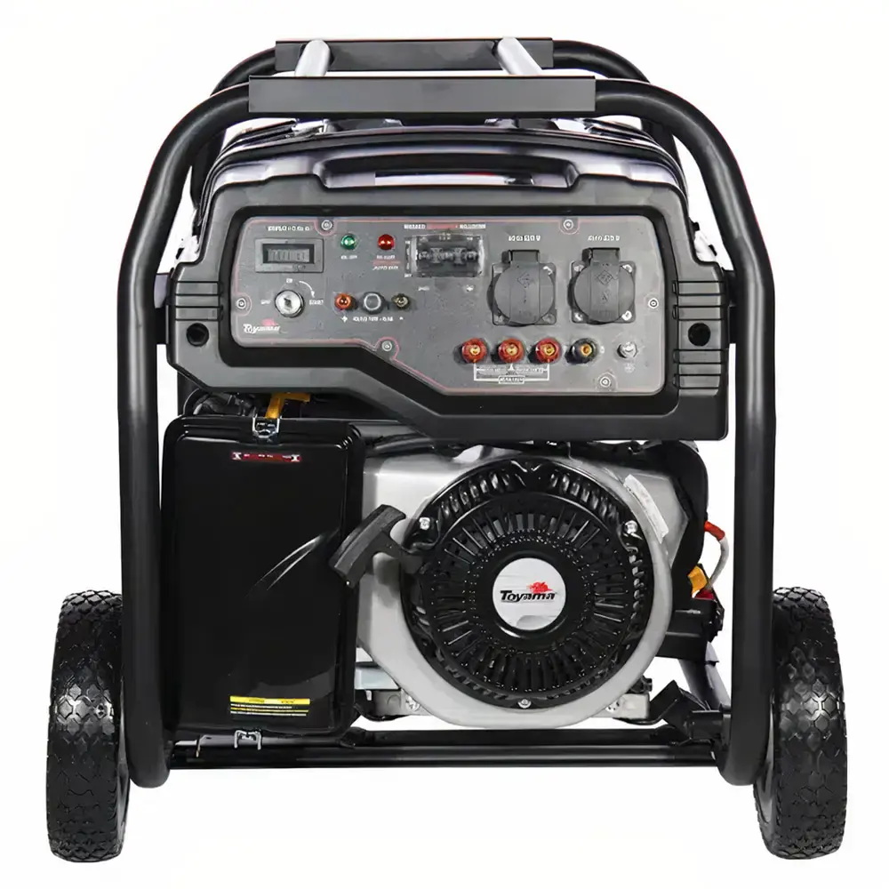 Gerador de energia à gasolina 11.25 KVA com AVR trifásico TG10000CXE3-380 Toyama — fotografia 3