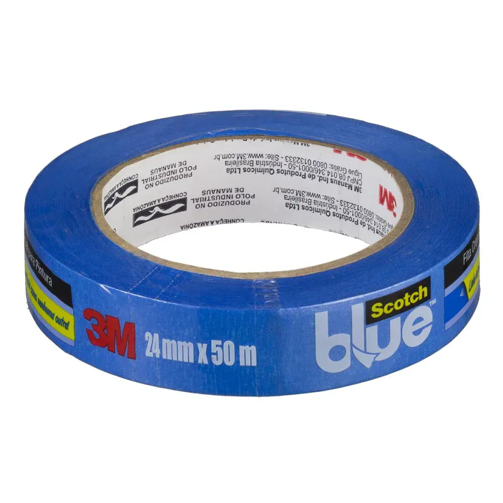 Fita crepe profissional 2090 blue tape 24MMX50M 3M — fotografia de referência