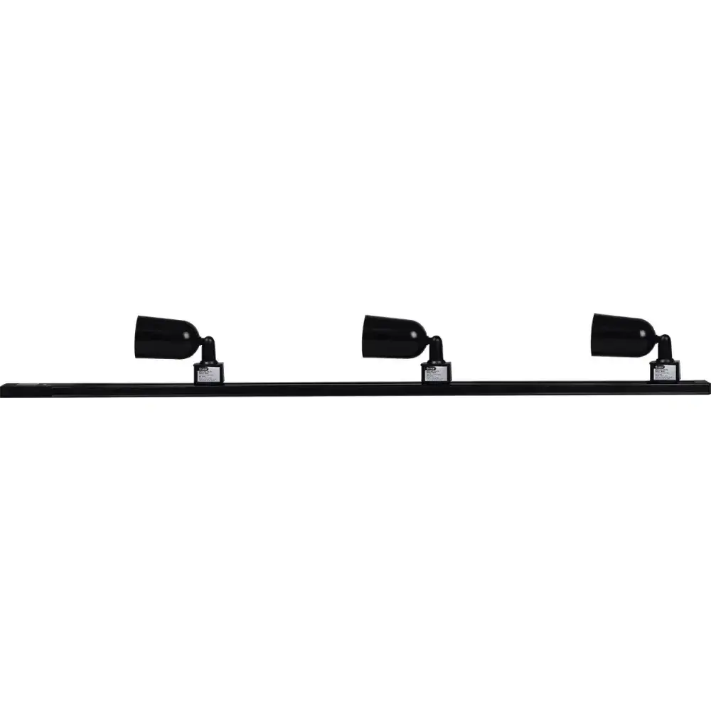 Kit trilho direct led 3X6W 50/60HZ 3000K preto biv Liege — fotografia 6