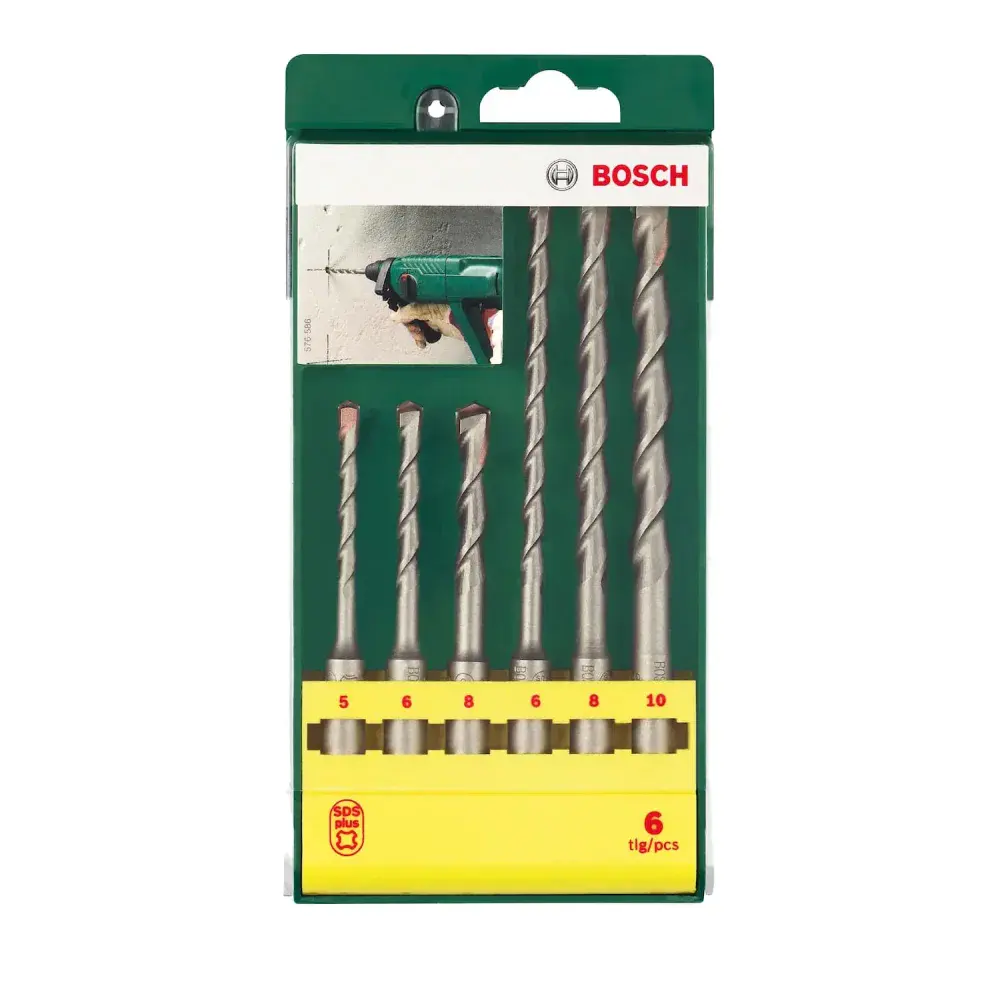 Jogo de brocas sds plus de 5 a 10 mm Bosch - 6 peç — fotografia 8