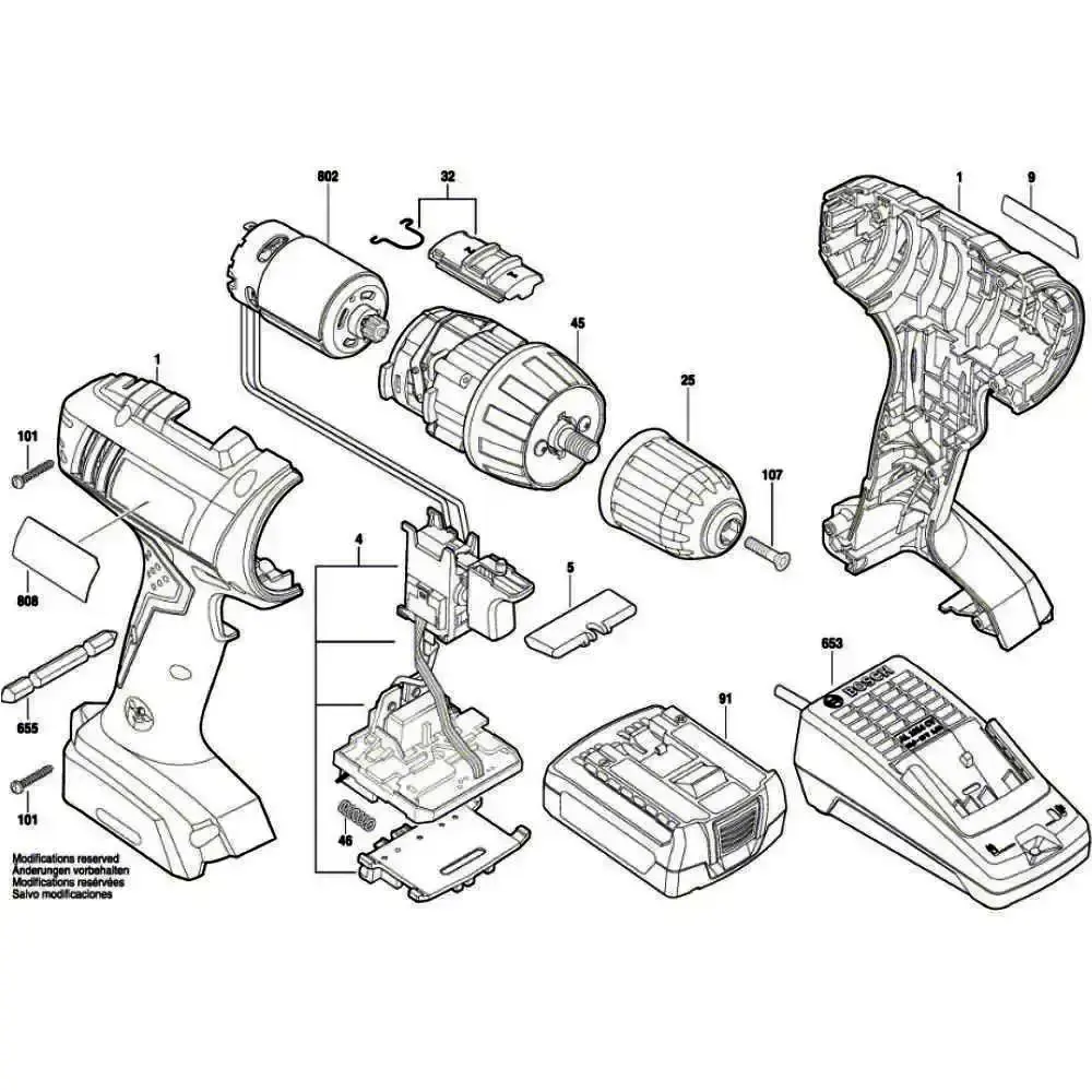 Bateria de lítio GBA 14.4 v com 2.0 AH 1607A350B9 Bosch — fotografia 5