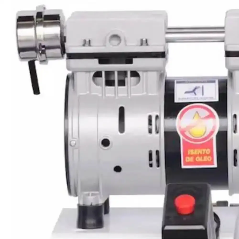 Compressor odontológico 5,2 pés 40 litros sem óleo MC 5 BPO RV Chiaperini 110 V — fotografia 6