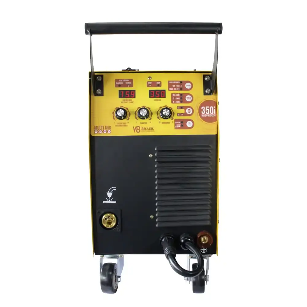 Máquina de solda 350A multiprocesso 350I trifásica 380V V8 — fotografia 3
