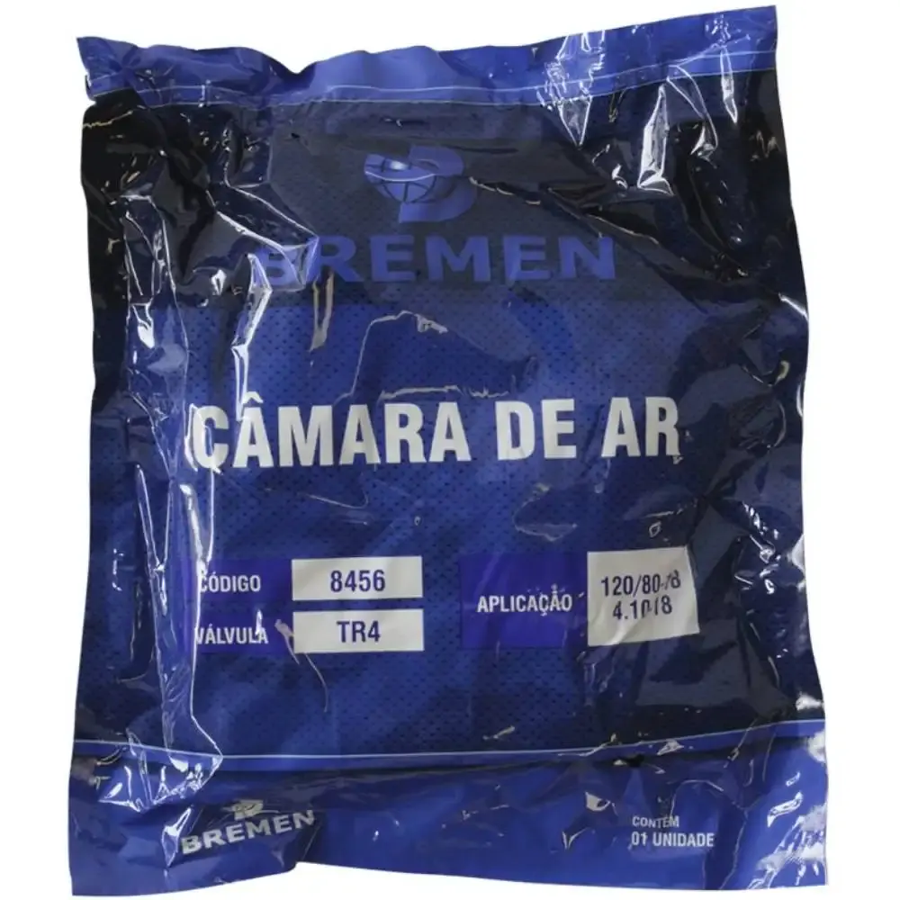 Câmara de ar pneu aro 18 para moto tornado e XT255 Bremen — fotografia 3