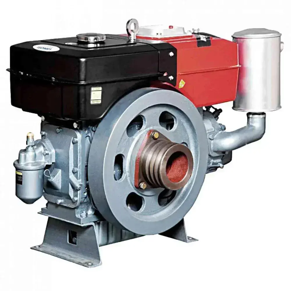 Motor diesel 16,5HP 4T refrig água inj d Toyama — fotografia 4