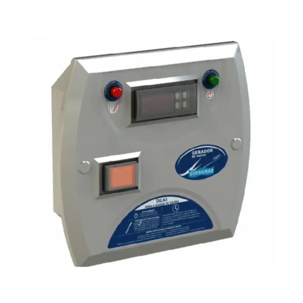 Comando Digital para Sauna 4 kw / 6 kw / 9 kw Steam Inox SODRAMAR 220 V — fotografia de referência