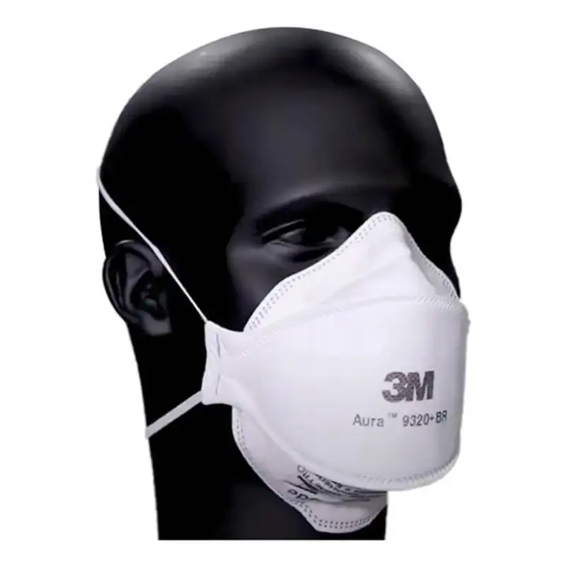 Máscara respirador PFF-2 aura 9320+BR 3 camadas kit com 10 unidades 3M — fotografia 5