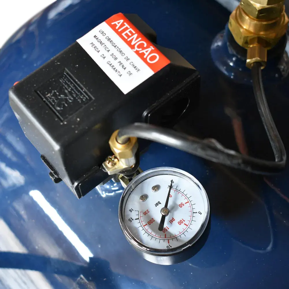Compressor de ar 15 pés 200L 127/220V super ar Pressure — fotografia 3